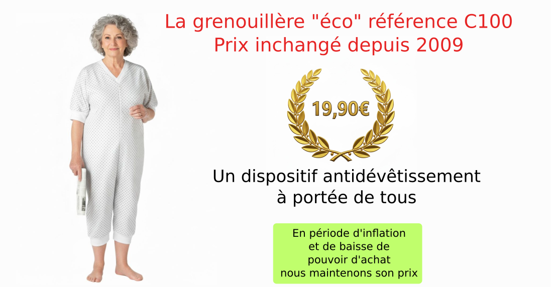 La grenouillère éco toujours à 19,90€!